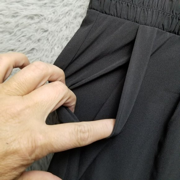 Athleta Pants Womens 14 Savannah Black Stretch High Rise City Pocket Jogger - Picture 3 of 14